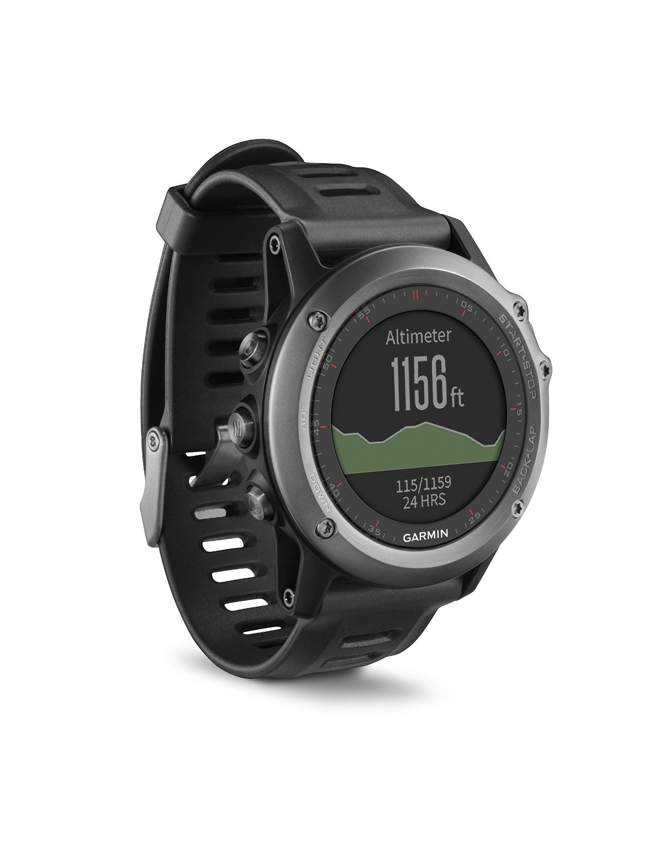 GARMIN Спортивные часы Fenix 3 с GPS серые с черным ремешком Артикул: 010-01338-01
