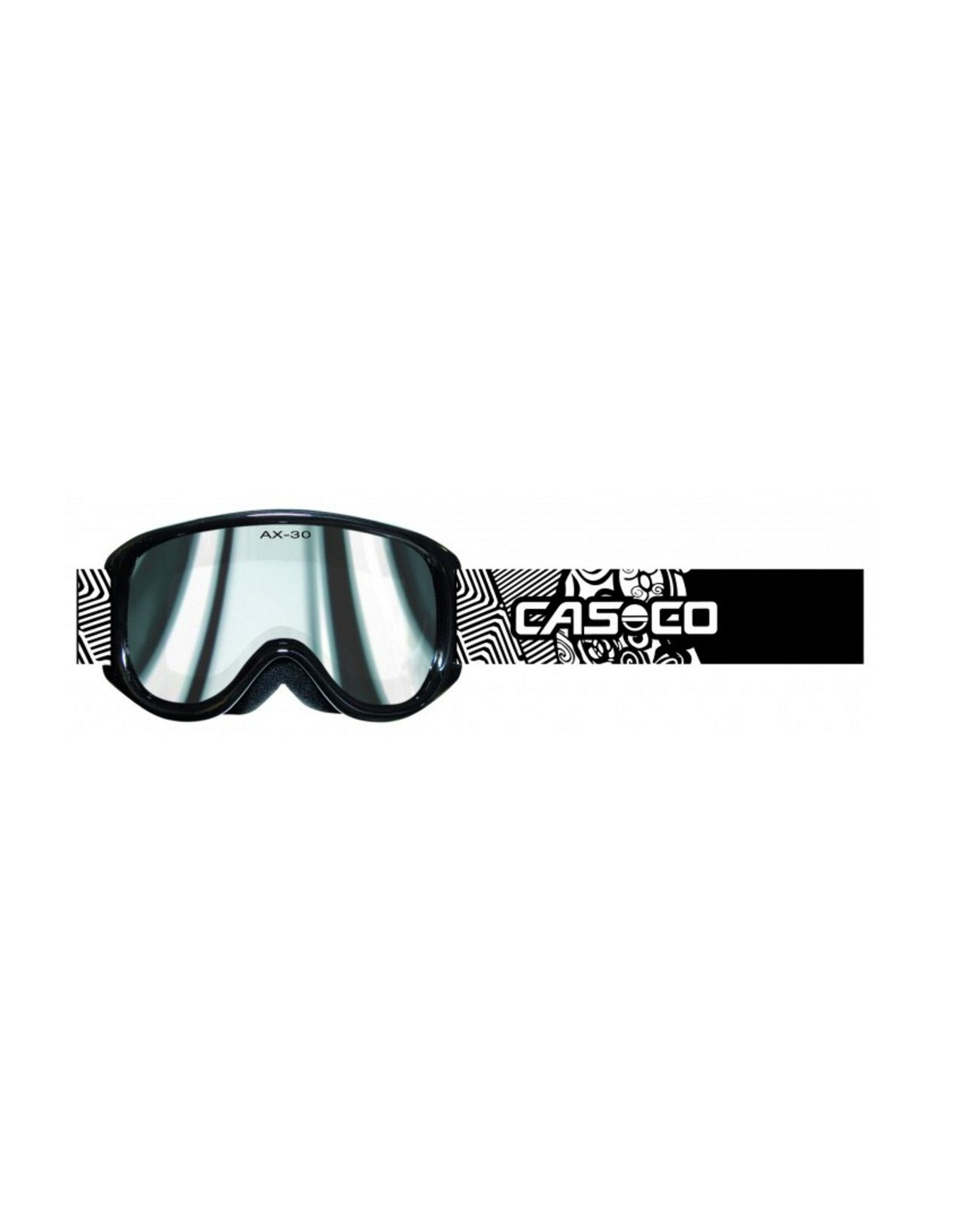 CASCO Горнолыжная маска для детей AX-30 PC BLACK-WHITE F1 Артикул: 07.4410.02