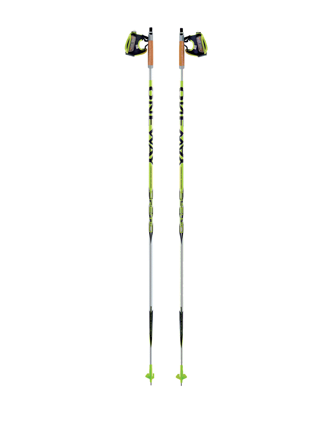 ONE WAY Лыжные палки DIAMOND STORM YELLOW/WHITE Артикул: 20267