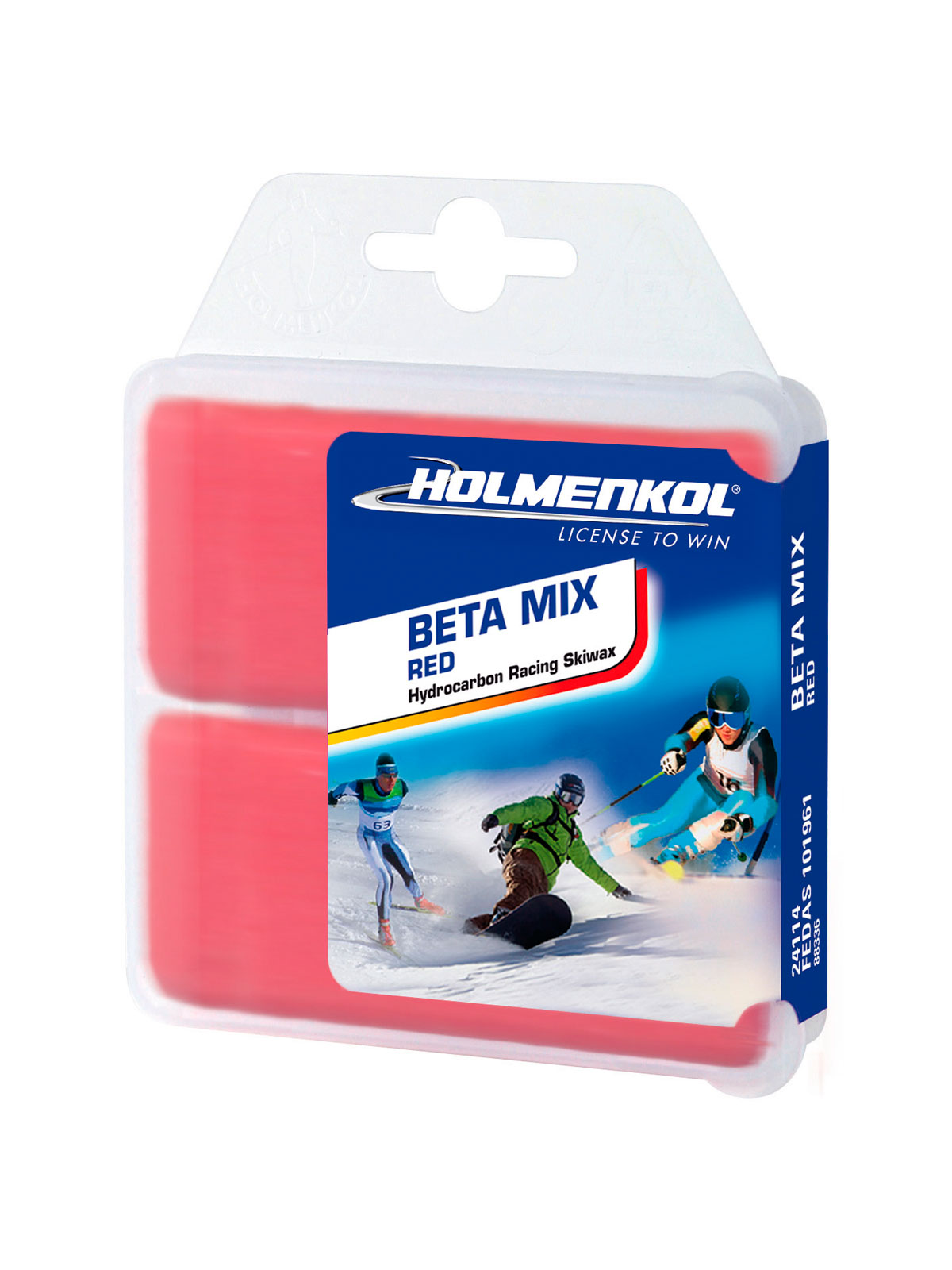 HOLMENKOL Парафин BETAMIX RED, 2x35 г Артикул: 24114