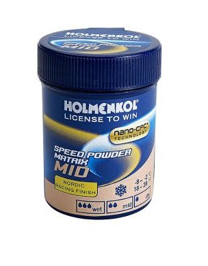 HOLMENKOL Порошок гоночный MATRIX SPEED POWDER MID (от -5), 30 г Артикул: 24343-02