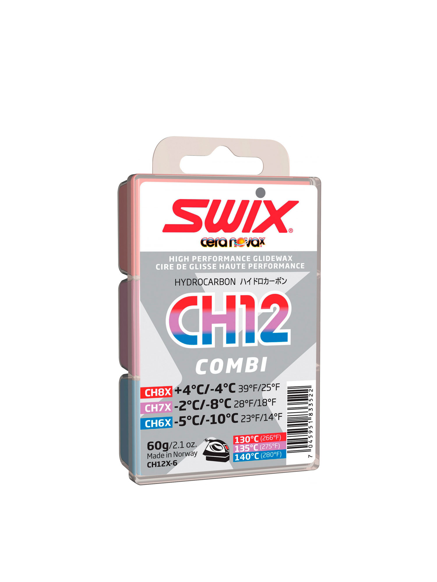 SWIX Набор мазей скольжения CH12X COMBI, 3X20 г Артикул: CH12X-6