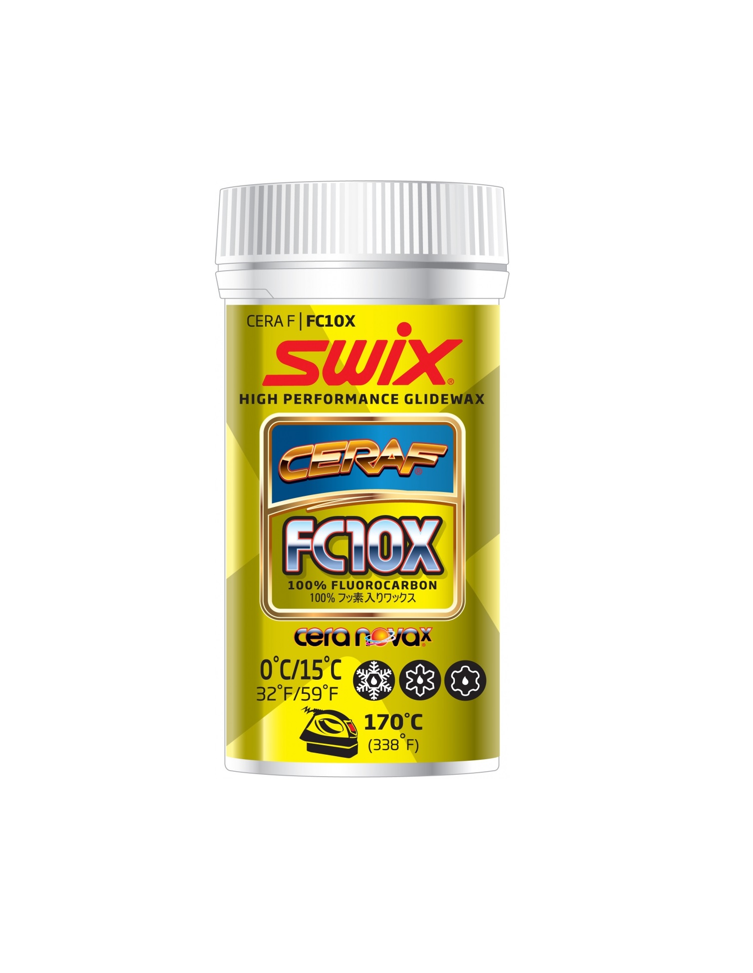 SWIX Порошок SWIX CERA FC10X +15/ 0°C, 30 г Артикул: FC10X