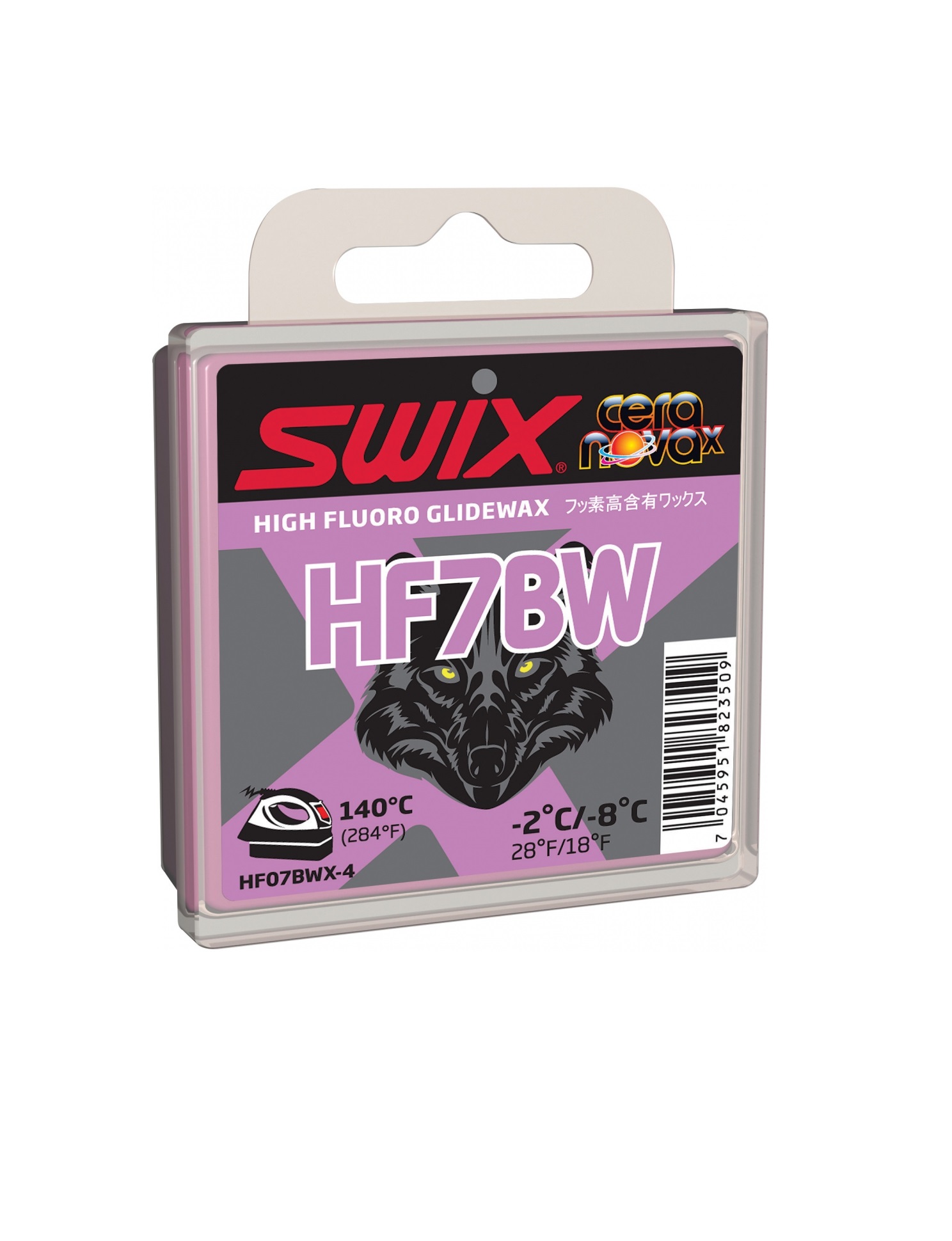 SWIX Мазь скольжения HF7BWX BLACK (-2...-8), 40 г Артикул: HF07BWX-4