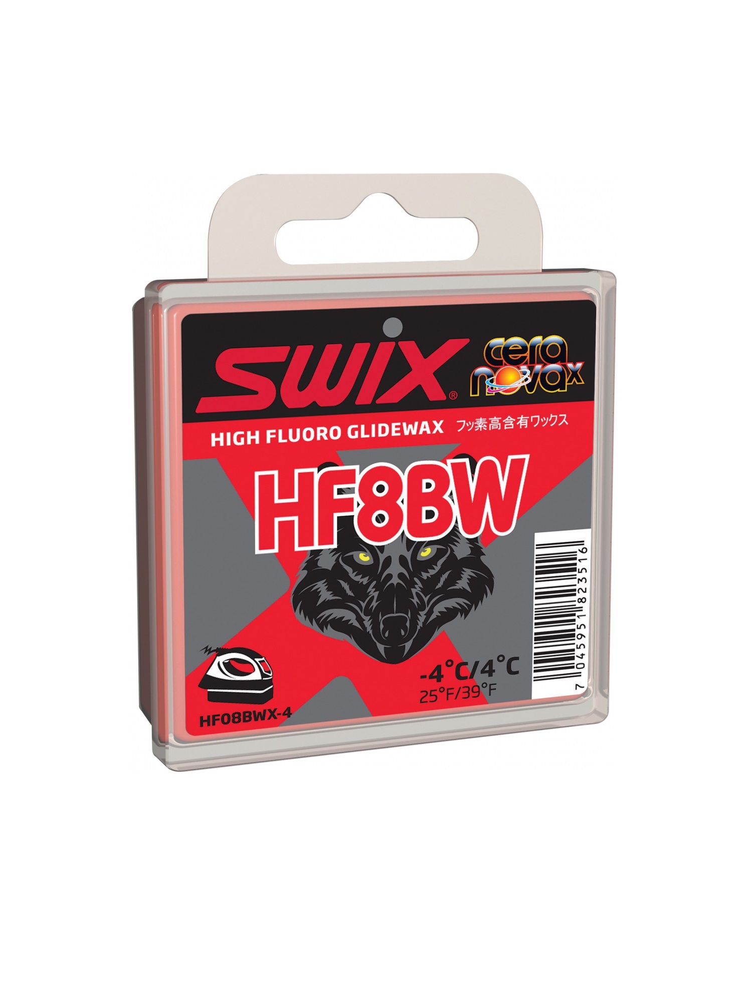 SWIX Мазь скольжения HF8BWX BLACK (+4...-4), 40 г Артикул: HF08BWX-4