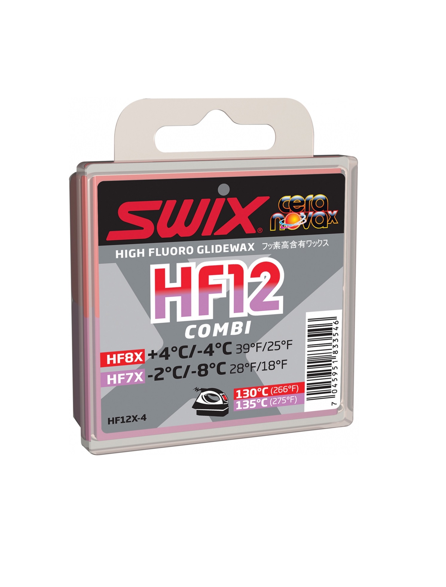 SWIX Набор мазей скольжения HF12 COMBI, 2X20 г Артикул: HF12X-4