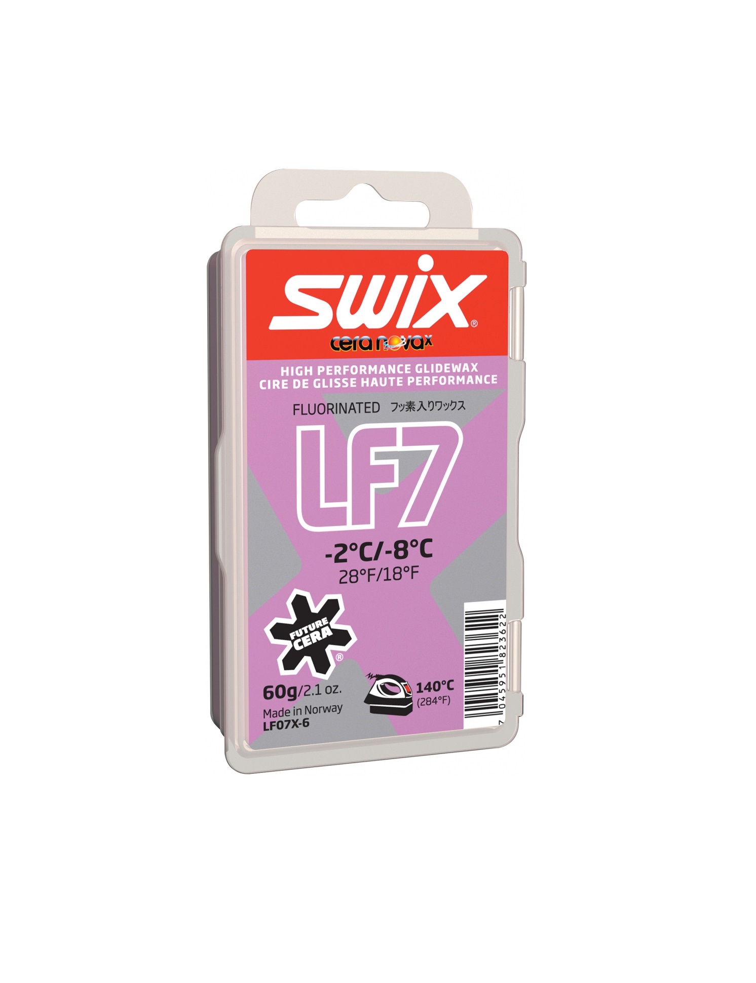SWIX Мазь скольжения LF7 VIOLET (-2...-8), 60 г Артикул: LF07X-6
