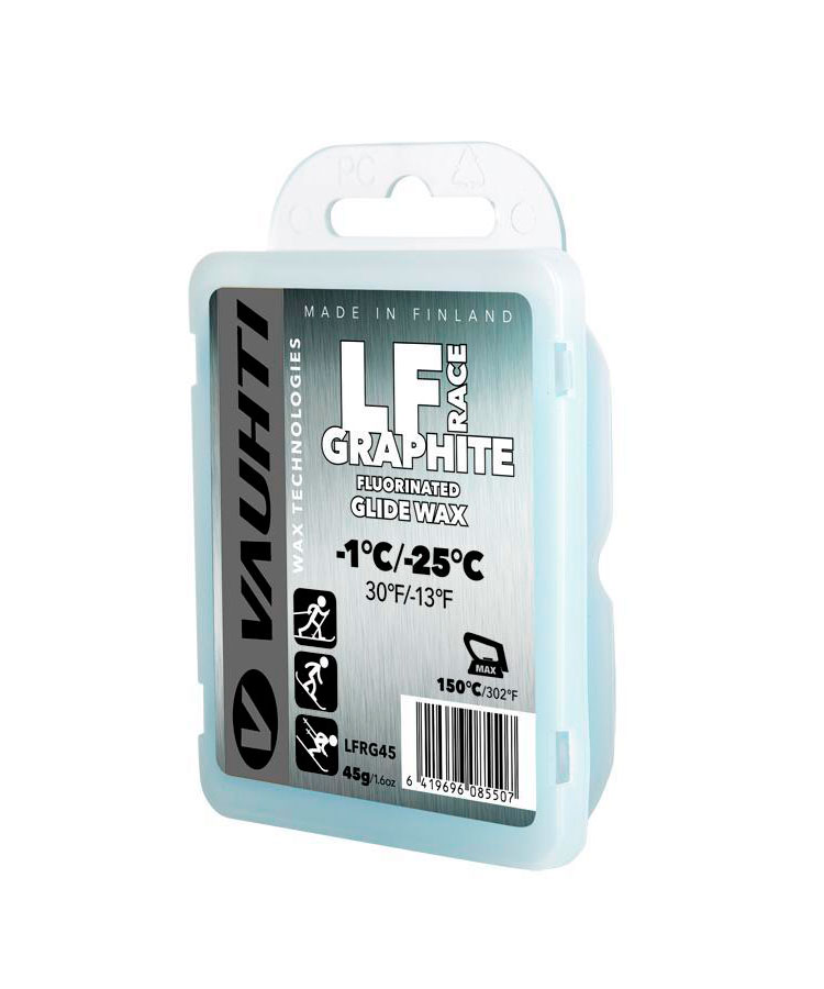 VAUHTI Парафин VAUHTI LF RACE GRAPHITE -1/-25°C, 45 г Артикул: EV343-LFRG45