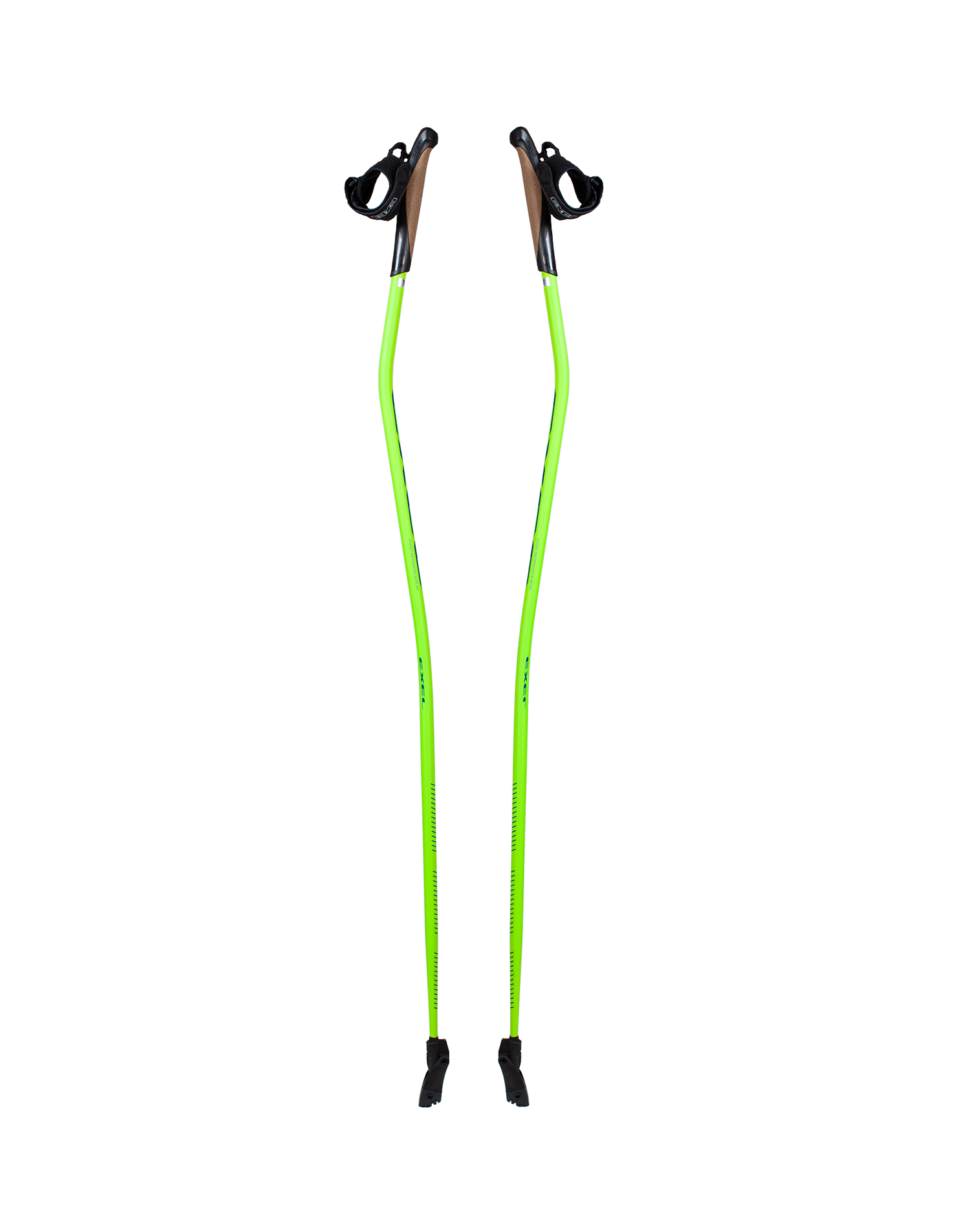 EXEL Палки для ходьбы NORDIC TRAINER CURVE ALIS YELLOW/BLUE, артикул ...