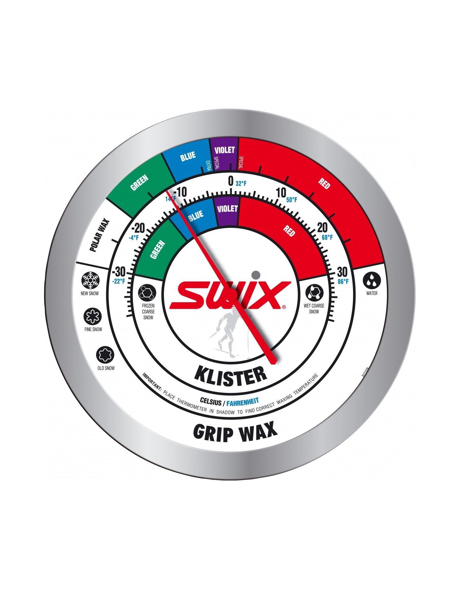 SWIX Термометр круглый настенный, беговые лыжи Артикул: R0220N