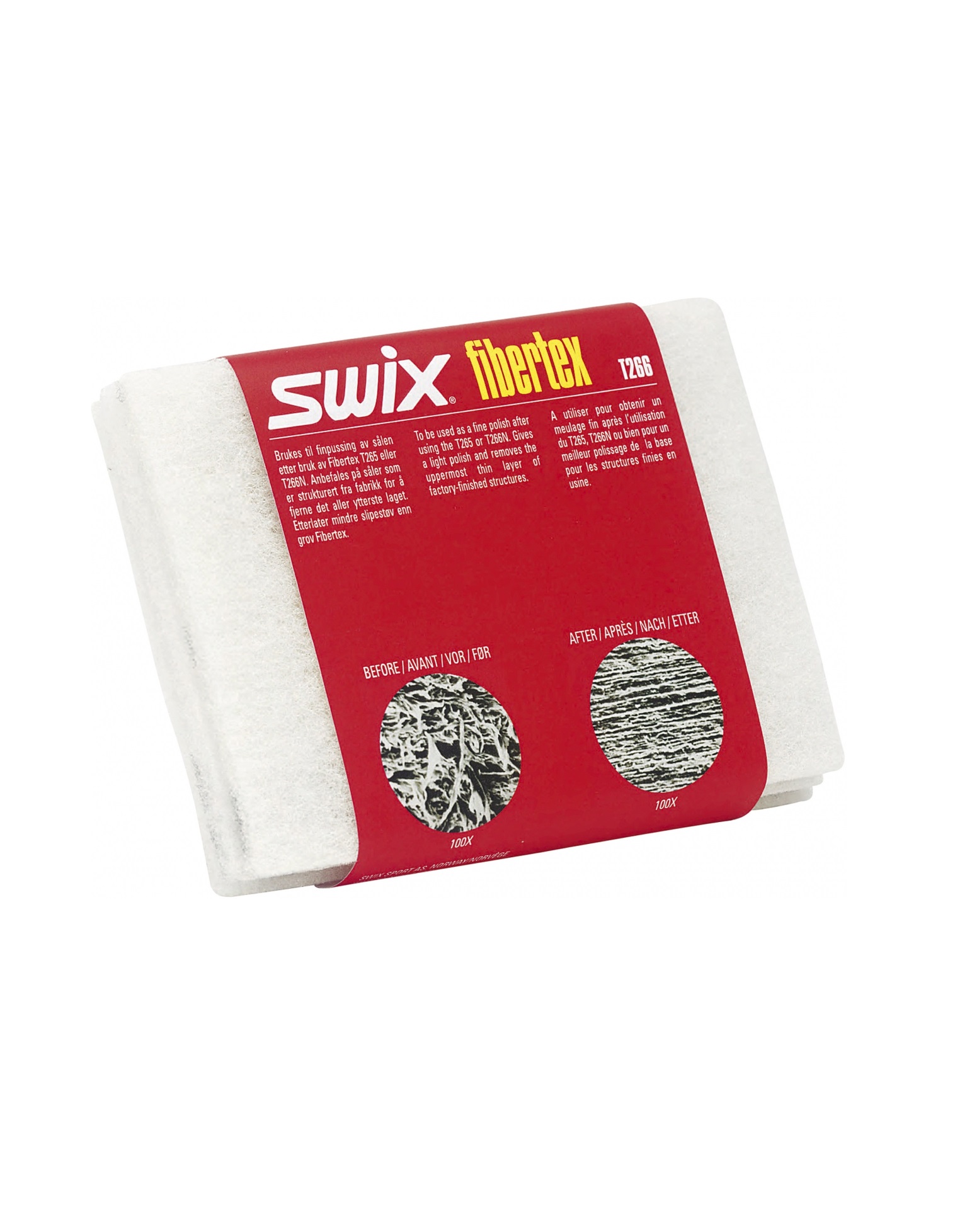 SWIX Фибертекс белый T0266, 3 шт. 110X150 мм Артикул: T0266