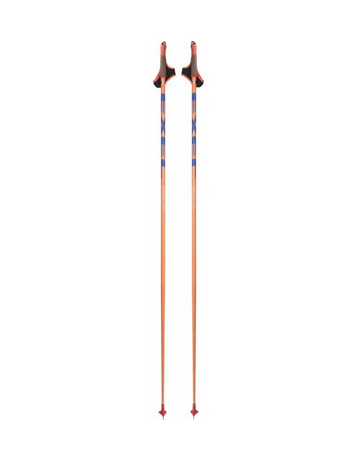 EXEL Лыжные палки WORLD CUP XR-100 FREE SIZE ORANGE/BLUE Артикул: XCR15001