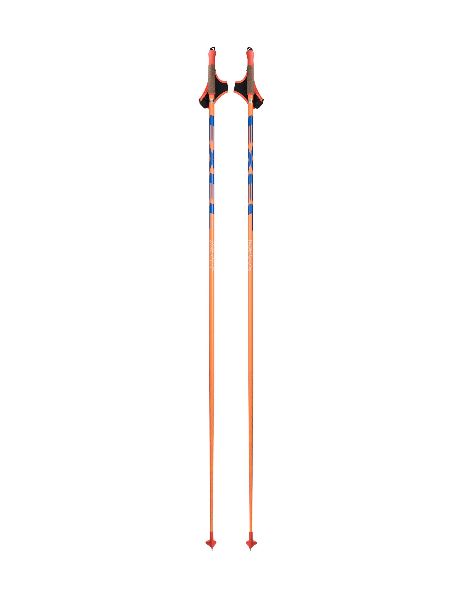 EXEL Лыжные палки WORLD CUP XR-100 ORANGE/BLUE Артикул: XCR15002