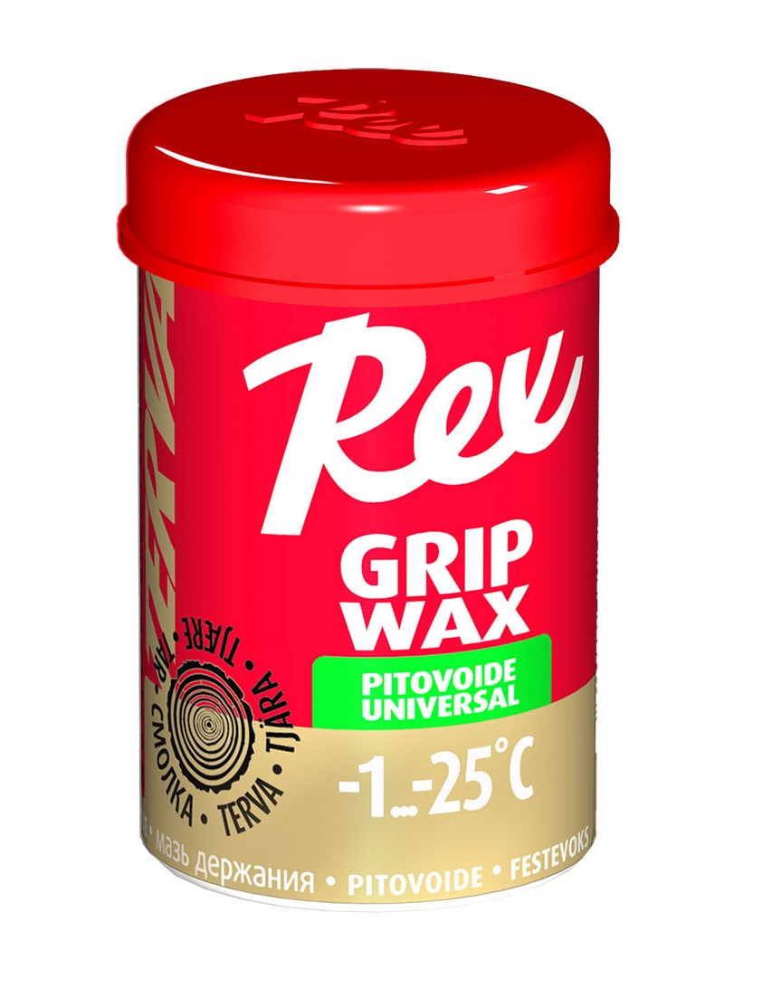 REX Мазь держания 141 GRIP WAX UNIVERSAL (-1/-25), 45 г Артикул: rex-141
