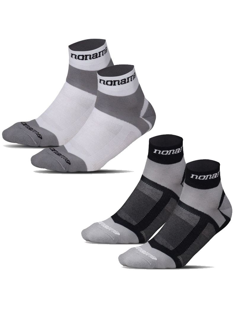 NONAME Носки TRAINING SOCKS White/Grey 2 пары Артикул: 2000884