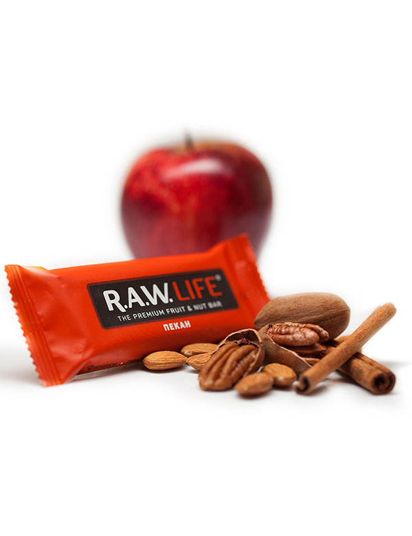 R.A.W LIFE Батончик "Пекан", 47 г Артикул: RAWLIFE-03