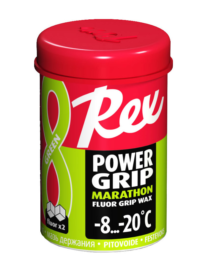 REX Фторовая мазь держания  81 PowerGrip Green(-8/-20),45г Артикул: rex-10081