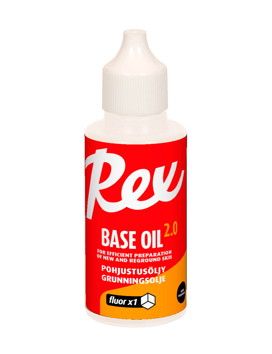 REX Низкофторовая жидкость для базовой подготовки лыж 430 Fluor Base Oil 2.0, 50 мл Артикул: rex-430