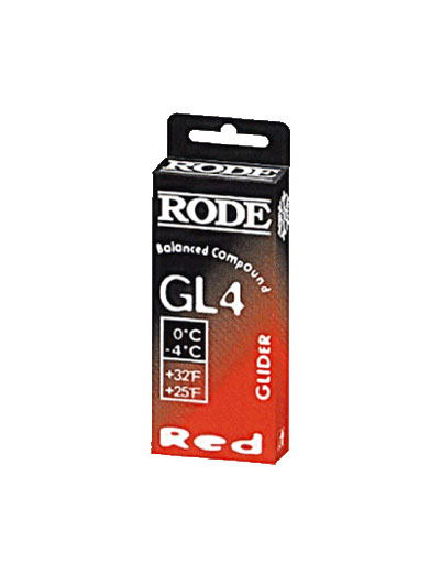 RODE Мазь скольжения GL4 (0/-4), 75 г Артикул: GL4