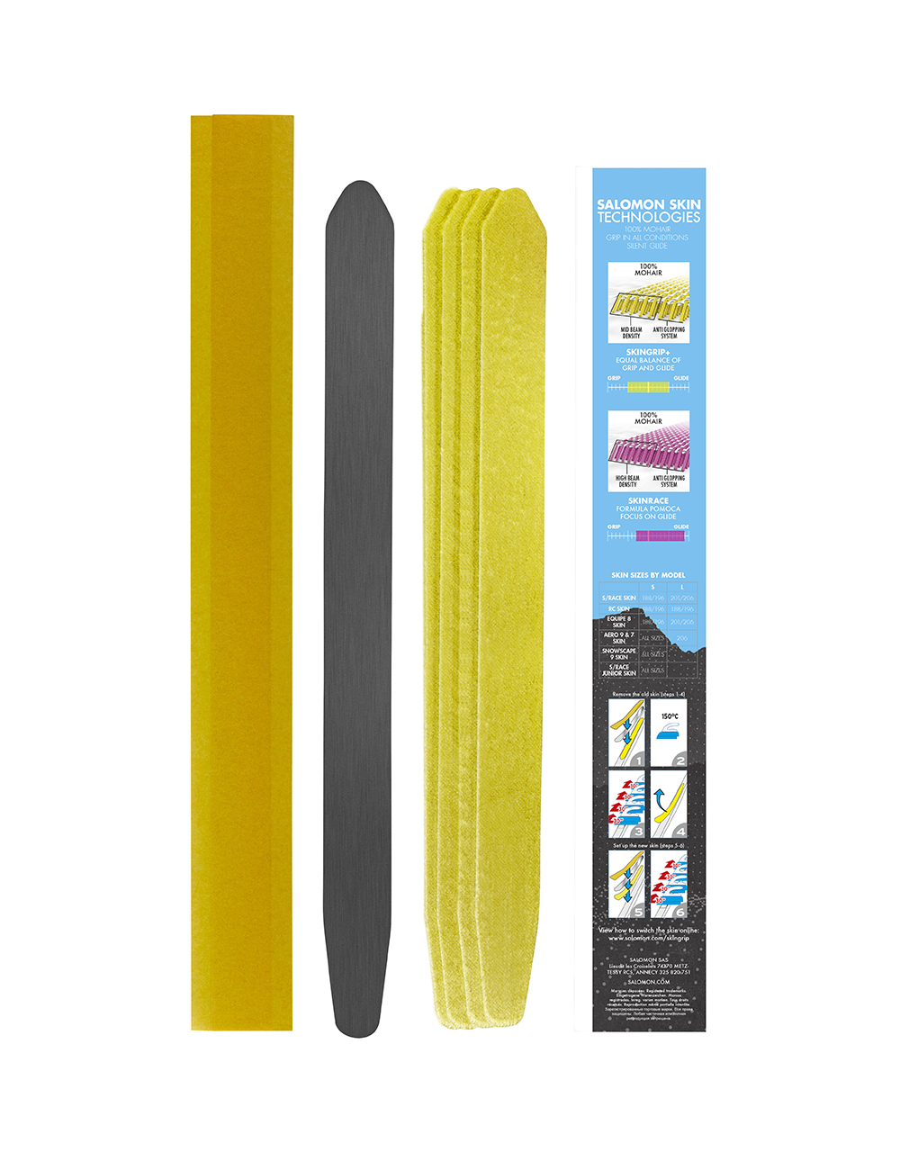 SALOMON Вставки SKIN GRIP+ L 440mm Артикул: L36932300