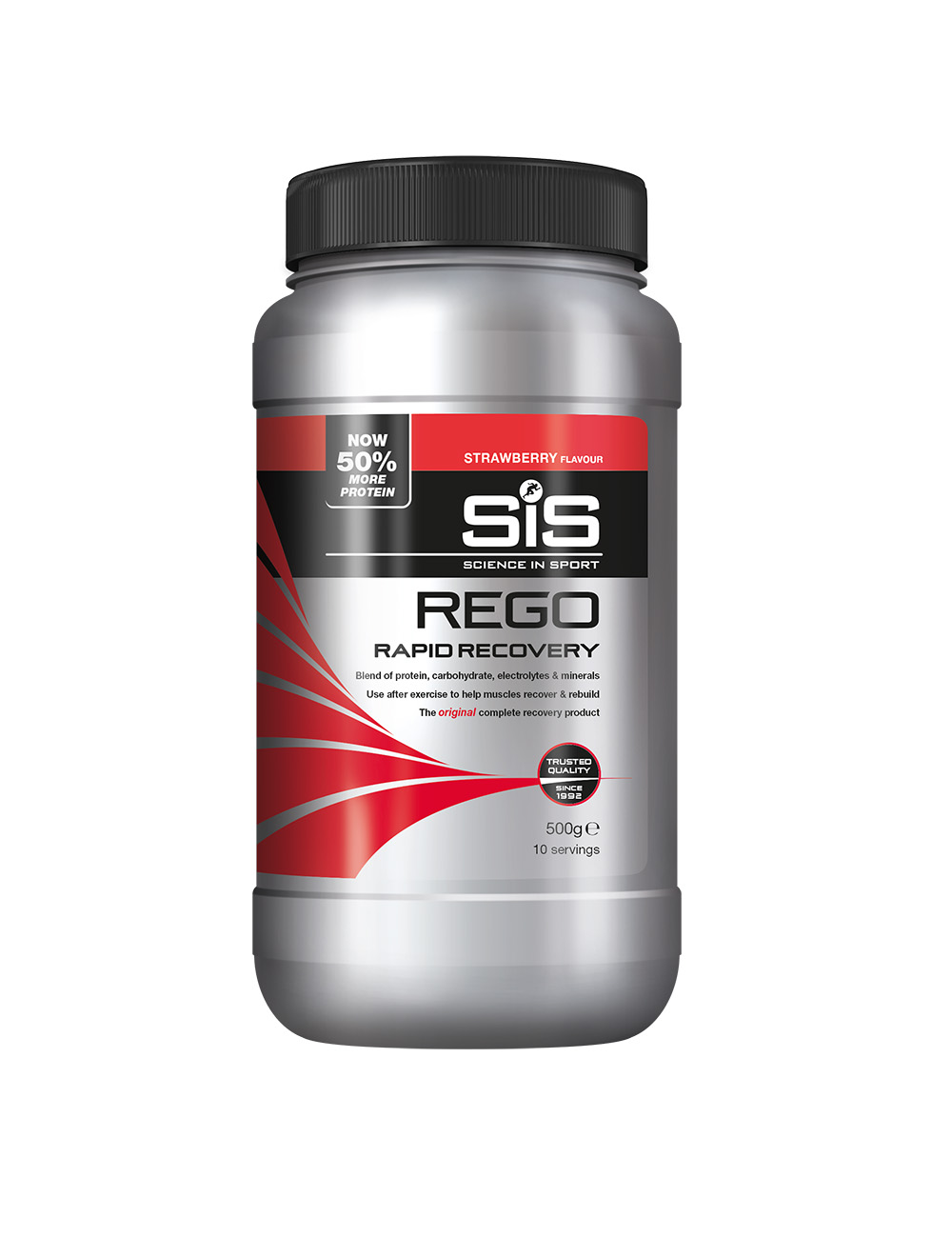SIS Напиток восстановительный углеводно-белковый в порошке REGO RAPID RECOVERY клубника, 500 г Артикул: 5025324007059