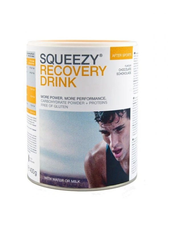 SQUEEZY Напиток для восстановления PROTEIN ENERGY DRINK шоколад, 400 г Артикул: PU0018