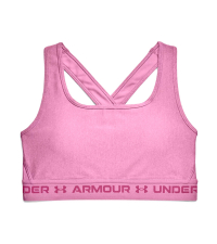UNDER ARMOUR Спортивный топ ARMOUR® MID CROSSBACK HEATHER