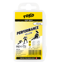 TOKO Парафин низкофтористый PERFORMANCE YELLOW (+10/-4), 40 г