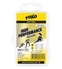 TOKO Парафин высокофтористый HIGH PERFORMANCE YELLOW (+10/-4), 40 г