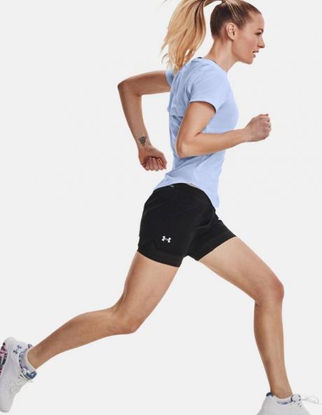 UNDER ARMOUR Шорты ISOCHILL RUN 2N1 женские Артикул: 1361582