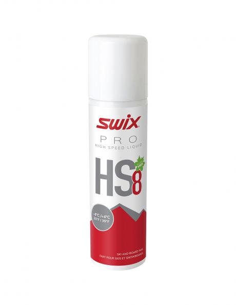 SWIX Жидкий парафин HS8 LIQUID RED (+4/-4), 125 мл Артикул: HS08L-12