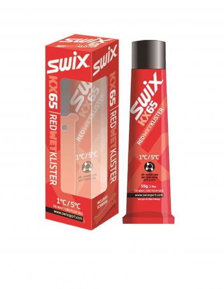 SWIX Клистер KX65 RED со скребком, 55 г Артикул: KX65