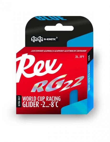 REX Гоночный парафин RG22 Blue (-2/-8) 40 г Артикул: rex-467