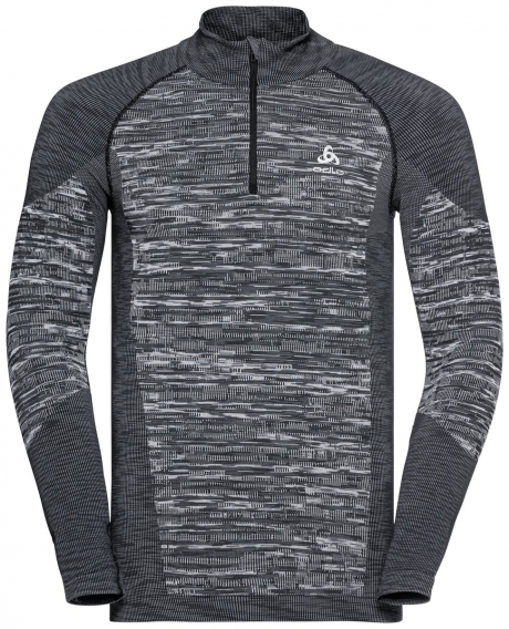 ODLO Футболка длинный рукав BLACKCOMB WARM Eco 1/2 Zip мужская Артикул: 188592