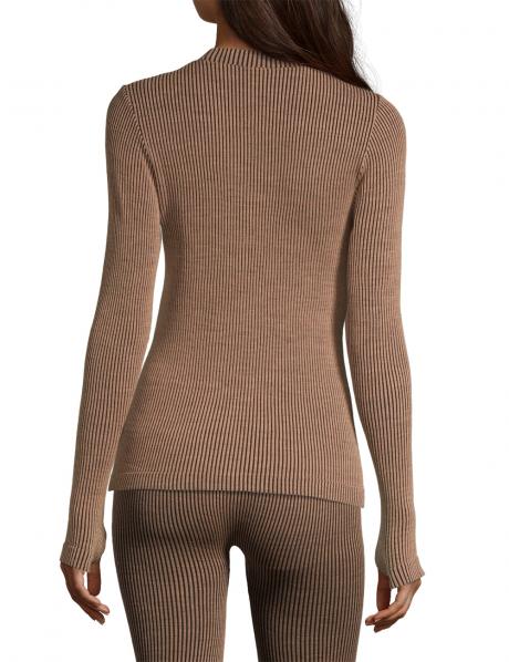 CASALL Футболка длинный рукав WOOL RIB женская Артикул: 19192
