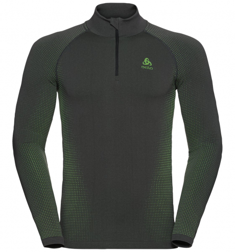 ODLO Футболка длинный рукав PERFORMANCE WARM Eco 1/2 Zip мужская Артикул: 196222