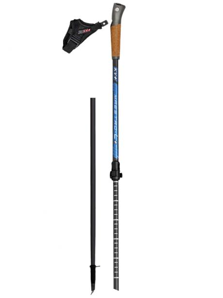 KV+ Палки для ходьбы телескопические MAESTRO-L CLIP 80% Carbon Артикул: 23W04CL