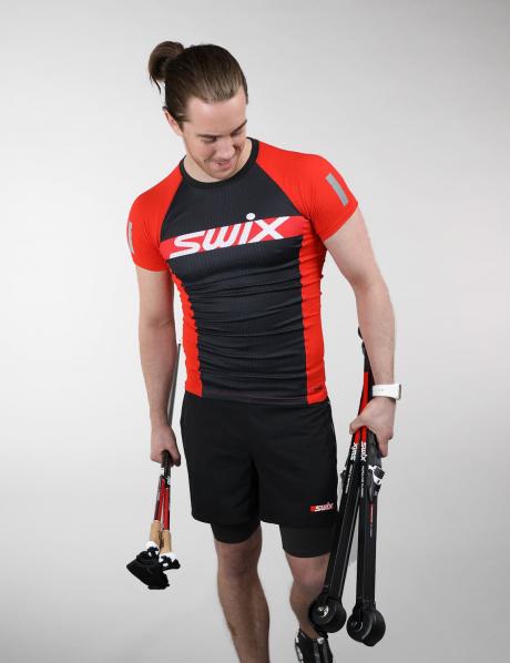 SWIX Футболка короткий рукав RaceX CARBON мужская Артикул: 40651