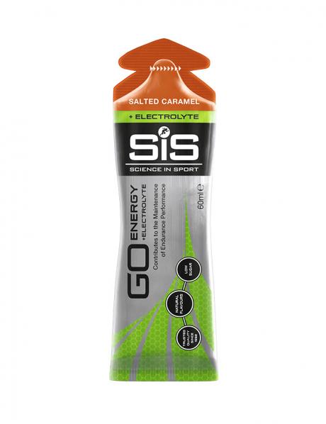 SIS Гель изотонический углеводный с электролитами GO ENERGY+ELECTROLYTE GEL солёная карамель, 60 мл Артикул: 5025324004331