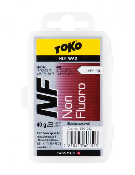 TOKO Парафин NF TRAINING HOT WAX RED (-4/-12), 40 г Артикул: 5501002