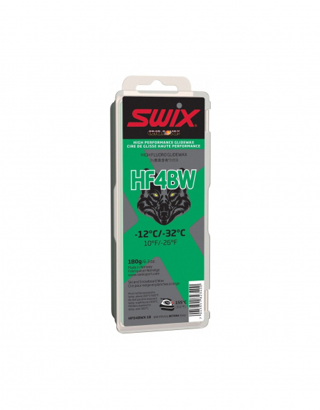 SWIX Высокофтористый парафин SWIX HF 4BW BLACK -12/-32 C, 180 г Артикул: HF04BWX-18
