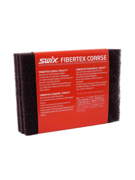 SWIX Фибертекс SWIX FIBERTEX COARSE Violet T0266N, грубый, 3 листа, 110X150 мм Артикул: T0266N