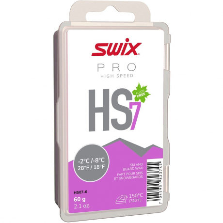 SWIX Парафин SWIX HS7 VIOLET -2/-8 C, 60 г Артикул: HS07-6