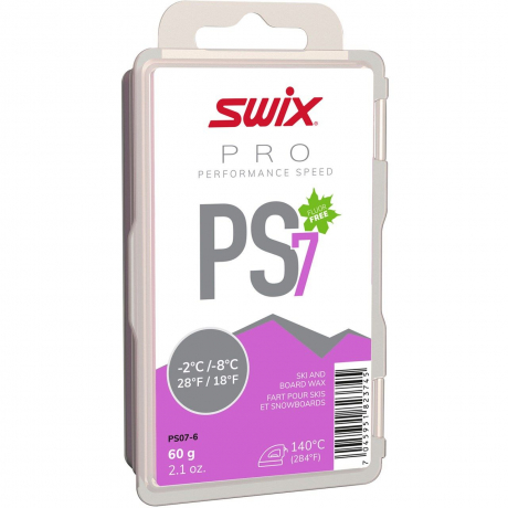 SWIX Парафин SWIX PS7 VIOLET -2/-8 C, 60 г Артикул: PS07-6