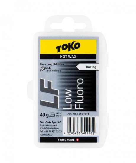 TOKO Парафин TOKO LF RACING DLC HOT WAX BLACK, 40 г, уценка Артикул: 5501014уц