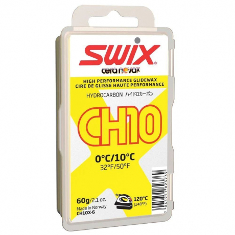 SWIX Парафин SWIX CH10X YELLOW +10/ 0 C, 60 г Артикул: CH10X-6