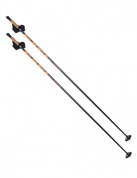 EXEL Лыжные палки SPIRIT PRO JR BLACK/ORANGE Артикул: XCS16031