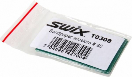 SWIX Наждачная бумага SWIX T0308 #80, 3 листа Артикул: T0308