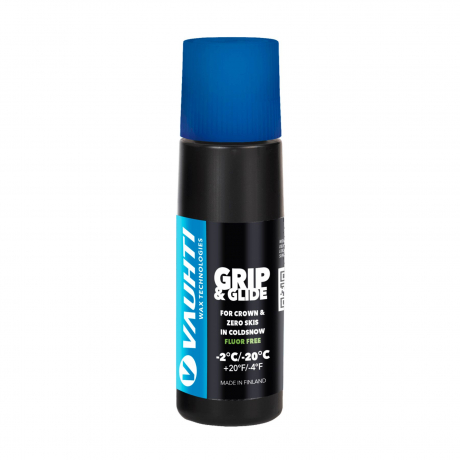 VAUHTI Парафин жидкий VAUHTI GRIP & GLIDE for CROWN & ZERO SKIS -2/-20°C, 80 мл Артикул: EV341-LGGCZ