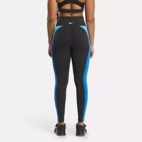REEBOK Тайтсы LUX HIGH-RISE COLORBLOCK LEGGINGS женские Артикул: 100075365